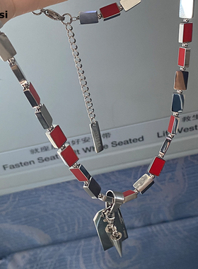 brick红砖钛钢锥子吊坠珐琅