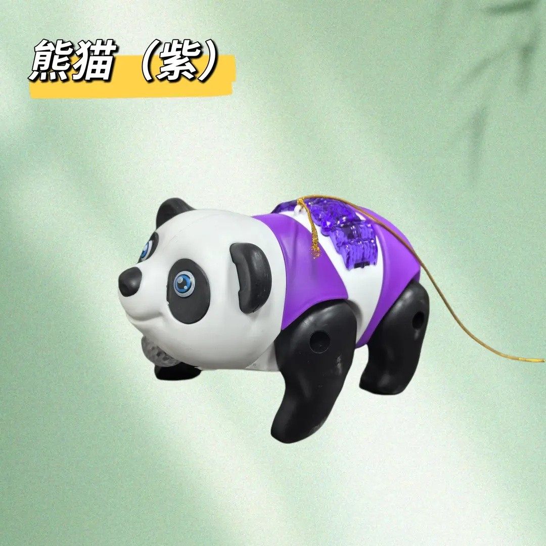 儿童电动纤绳熊猫玩具早教声光音效爬行趣味卡通可爱小童创意玩具,淘宝优惠券,粉丝福利购,淘宝优惠卷