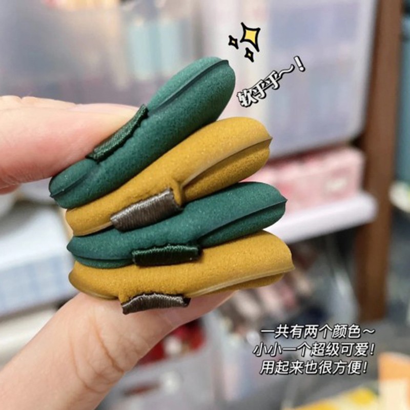 妖制迷你手指粉扑YZ菠萝蛋黄派散粉夭制mini海棉气垫美妆蛋不卡粉,淘宝优惠券,粉丝福利购,淘宝优惠卷