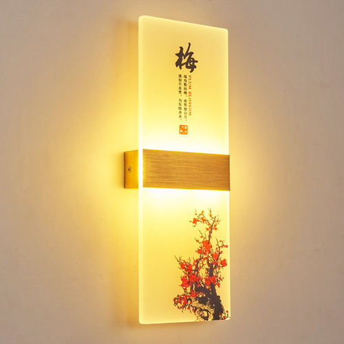 壁灯床头灯卧室led现代简约温馨创意中式客厅过道灯宾馆墙壁灯具 - 图3