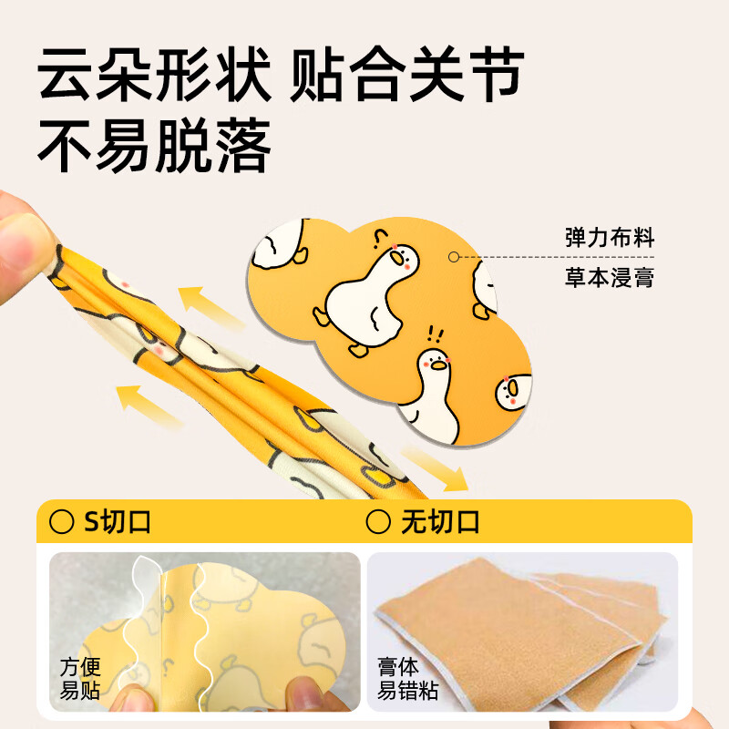 元气达人关节膝盖贴热敷艾草足贴手腕腰肩贴草本舒爽贴发热贴正品 条实拍商品图