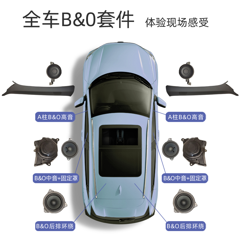 奥迪A3L/Q3/A4L/A5/A6L/A7/Q5L音响原厂BO改装升级高音中音喇叭 - 图0