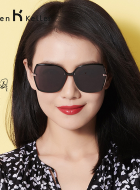 太阳镜女款海伦凯勒近视可配度数