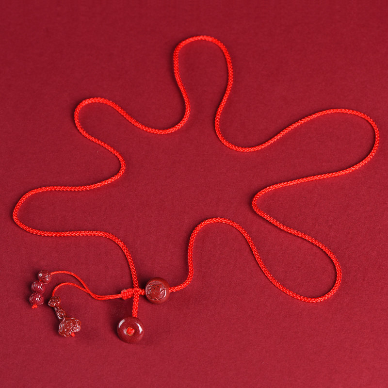 2026马年朱砂十二生肖红绳腰链女本命年红腰带男腰绳腰链子可调节,淘宝优惠券,粉丝福利购,淘宝优惠卷