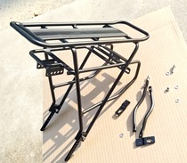 High quality 20 inch 14 inch bike electric car bilayer plus high rear shelf aluminium hanger tail rack battery V brake SP8