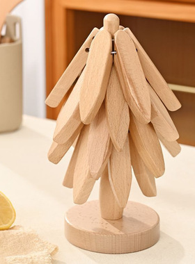 A tree heat-resistant and heat-insulating pad, dining table