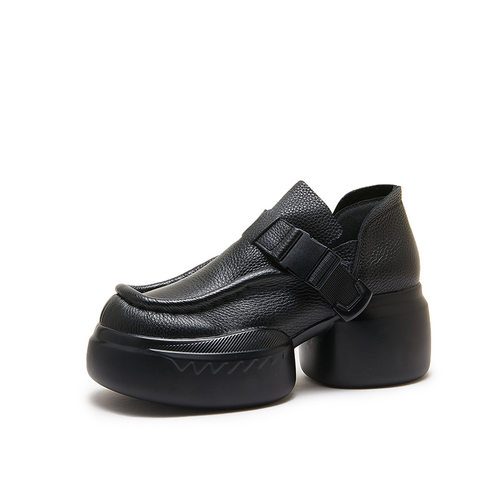 Platinum Di Si small leather shoes for women in spring and - 图3