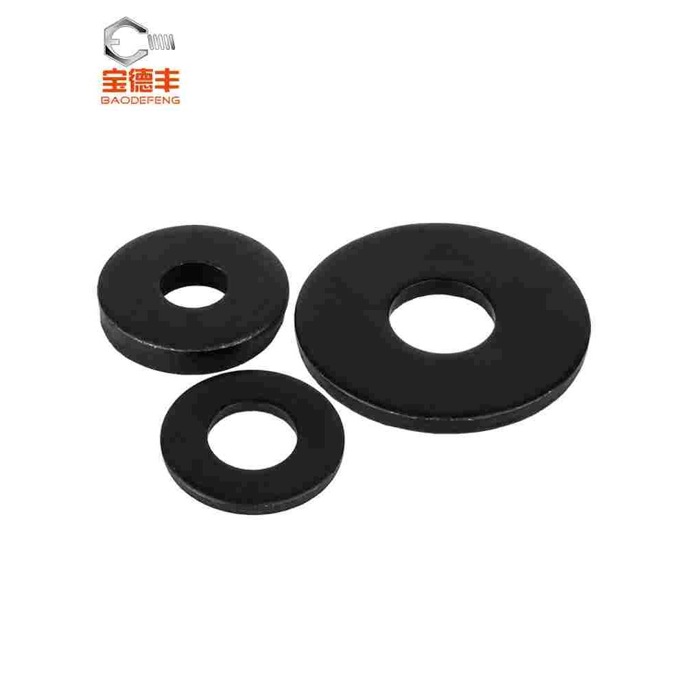 铁发黑平垫片加大加厚超薄螺丝垫片圆形金属垫圈M3M4M5M6M8M10M12 - 图2