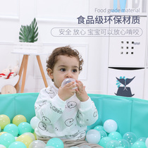  Ball Pool Red Child Baby Ball Basket Fold Indoor Wave Fencing Home Baby Marine Contained Small Ball Game
