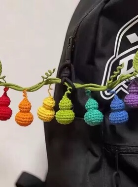 福禄发财七彩葫芦桌面摆件
