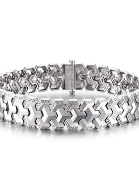 IDEAGEMER山纹甲手链宽面