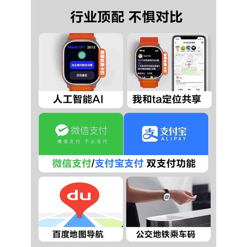 新款S11Ultra智能手表可插卡蜂窝版逼真通话触屏运动手表 - 图1