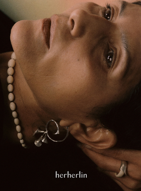 herherlin原创设计颂月猛犸牙塔链小众高级白色串珠项链定制款