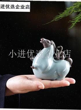 2025新款生肖马招财q摆件创意家居马到成功桌面办公室茶桌装饰礼\