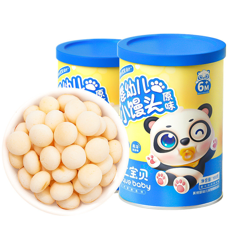 不二宝贝婴幼儿小馒头一岁宝宝奶豆 不二宝贝磨牙棒/饼干