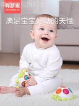 Baby buckle digging hole Toys early to teach biting baby gripping training plate Touch hands to catch ball for 6-12 months Puzzle Puzzle