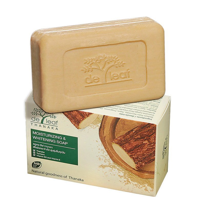 deleaf泰国进口檀娜卡保湿*沐浴皂 deleaf海外身体皂