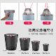 Household drawstring thickened garbage bag portable black office kitchen medium large affordable plastic bag