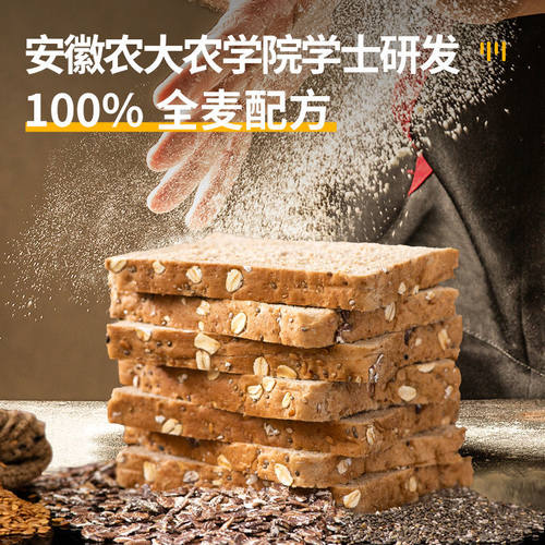 糖尿病主食零食无糖精全麦软面包孕妇代餐杂粮糖尿病患者专用食品 - 图0