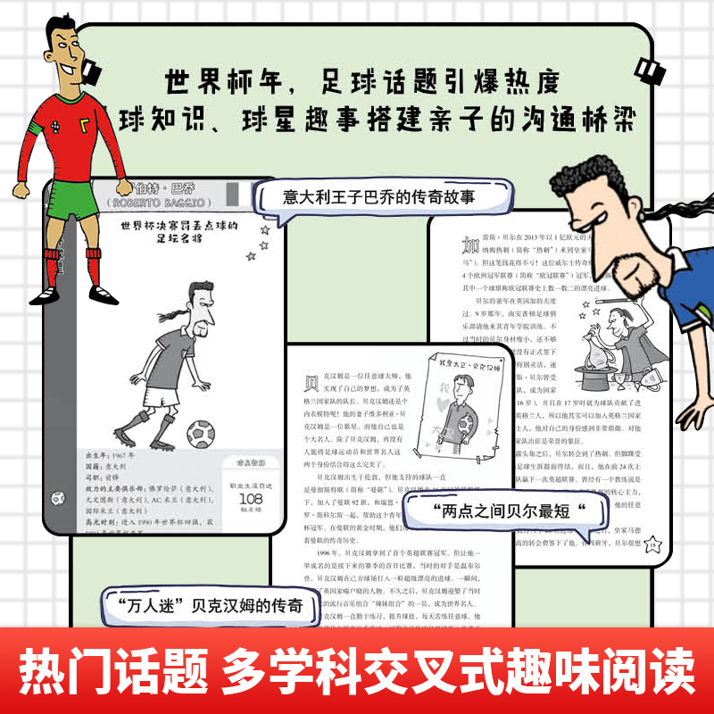 7册 Football School Epic Heroes Terrific Teams Star Players 足球学校 趣味百科 史诗级的英雄 超棒的球队 明星球员 - 图1