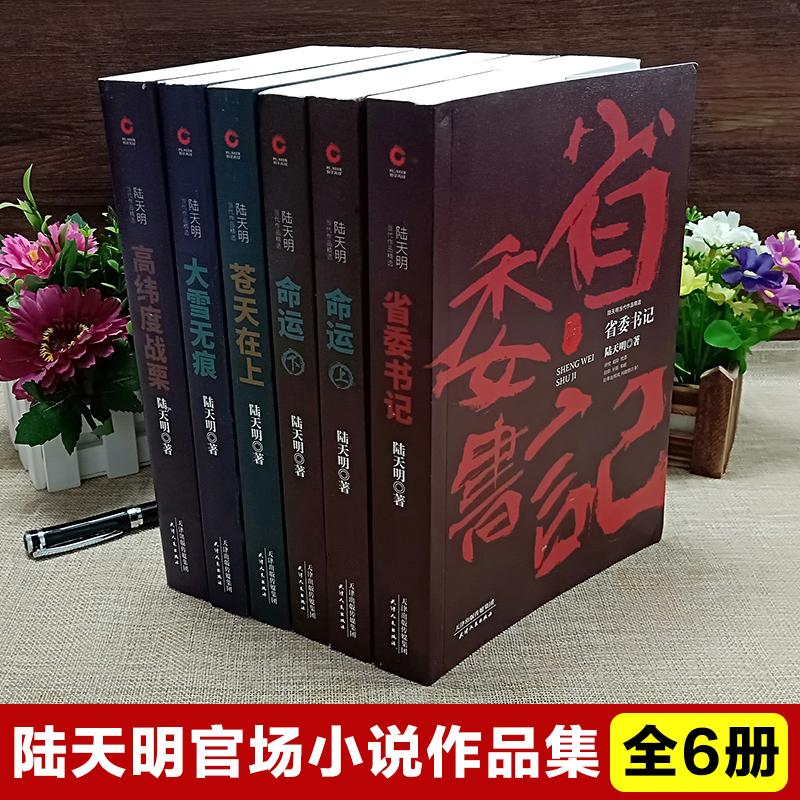 【现货正版】全套6册陆天明官场小说天在上+省委书记+大雪无痕+高纬度战栗+命运 绚丽推理反腐倡廉正能量书籍 - 图0