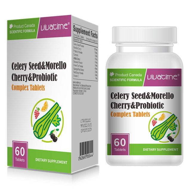 High-concentration celery seed black cherry essence tablets imported from Canada, celery seed balance care festival health authentic product