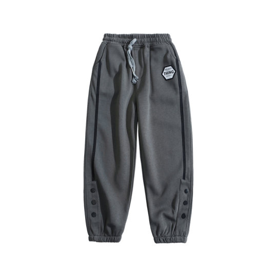 Boys' fleece pants autumn and winter 2025 new children's sports pants trousers boys' medium and large children's sweatpants spring and autumn styles