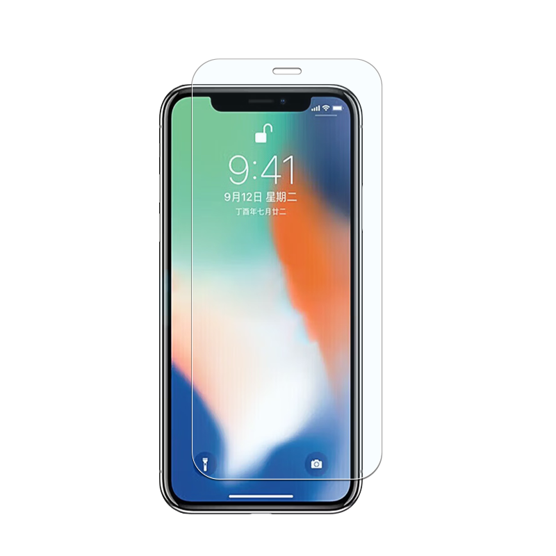 适用苹果x xs xsmax手机高清软膜iPhone11 11pro 11promax普通塑料膜XR无白边非水凝膜PET超薄防刮防摔保护膜
