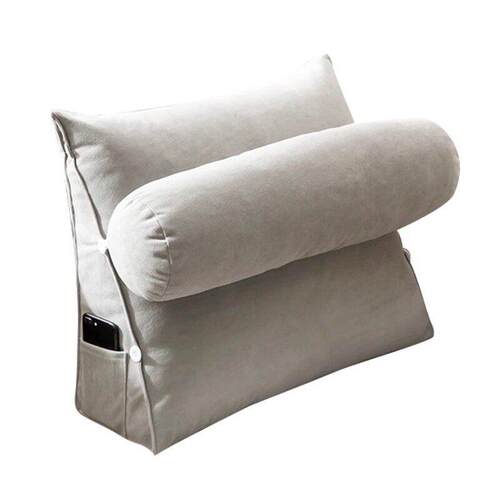 德国品质M卧室床头靠垫靠背护腰简约靠枕带头枕客厅沙发靠枕可拆 - 图3