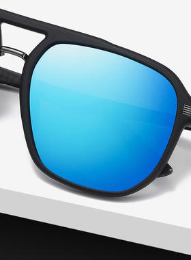 新款时尚通勤开车遮阳镜 超轻出游防晒太阳眼镜女 碳纤维偏光墨镜