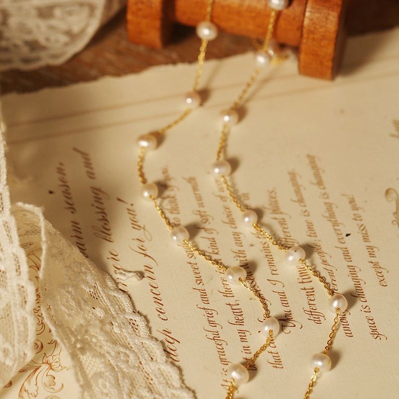 Manreya玛芮雅项链星空坠落满天星珍珠项链高级感毛衣链女长款,淘宝优惠券,粉丝福利购,淘宝优惠卷