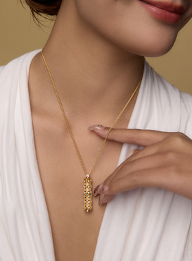 Manreya玛芮雅项链八宝随身佛项链女佛吊坠原创设计锁骨链高级感