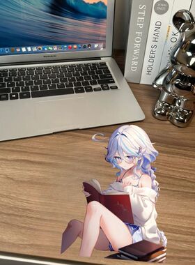 原神芙宁娜新款二次元动漫贴纸墙上车身多功能装饰家居室内自粘