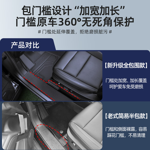 适用于吉利银河E5脚垫全包围原厂26款汽车专用品TPE内饰改装配件 - 图1