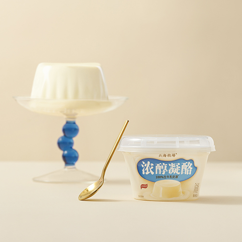 北海牧场浓醇凝酪风味发酵乳130gx12杯低温酸奶新鲜营养