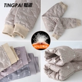 Детские штаны с пухом, зимний вкладыш, высокая талия, увеличенная толщина