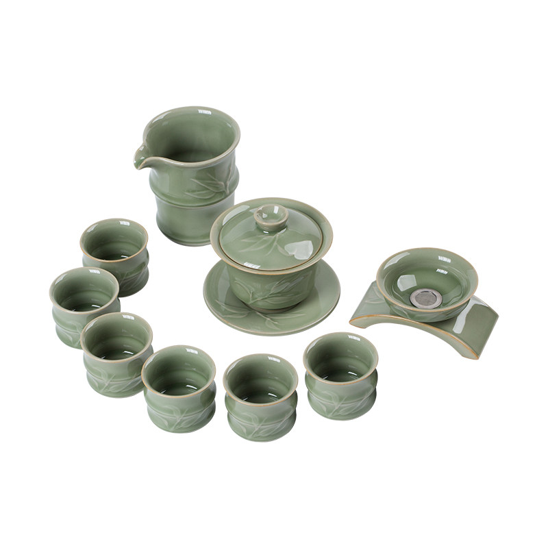 Longquan Celadon Kung Fu Tea Set Set
