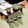 Travel Kung Fu Tea Set Longquan Green Porcelain