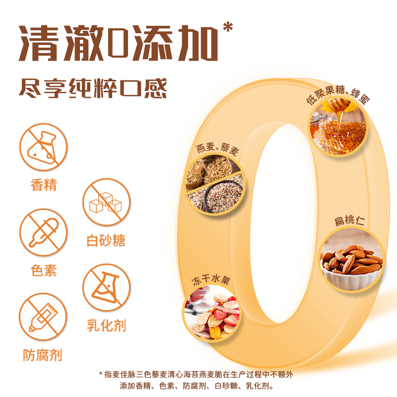 盖狮三色藜麦燕麦脆即食麦片儿童麦片营养早餐多种巧克力水果谷物