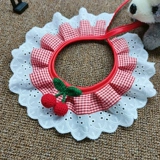 Шарф, милый слюнявчик, аксессуар с бантиком, в британском стиле