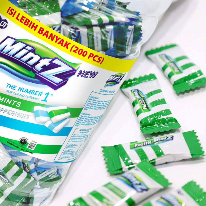 mintz明茨葡萄薄荷味双重薄荷水果 OT海外糖果