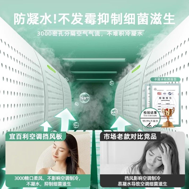 空调挡风板防直吹坐月子导流暖风管罩壁挂式通用冷气转移导风神器,淘宝优惠券,粉丝福利购,淘宝优惠卷