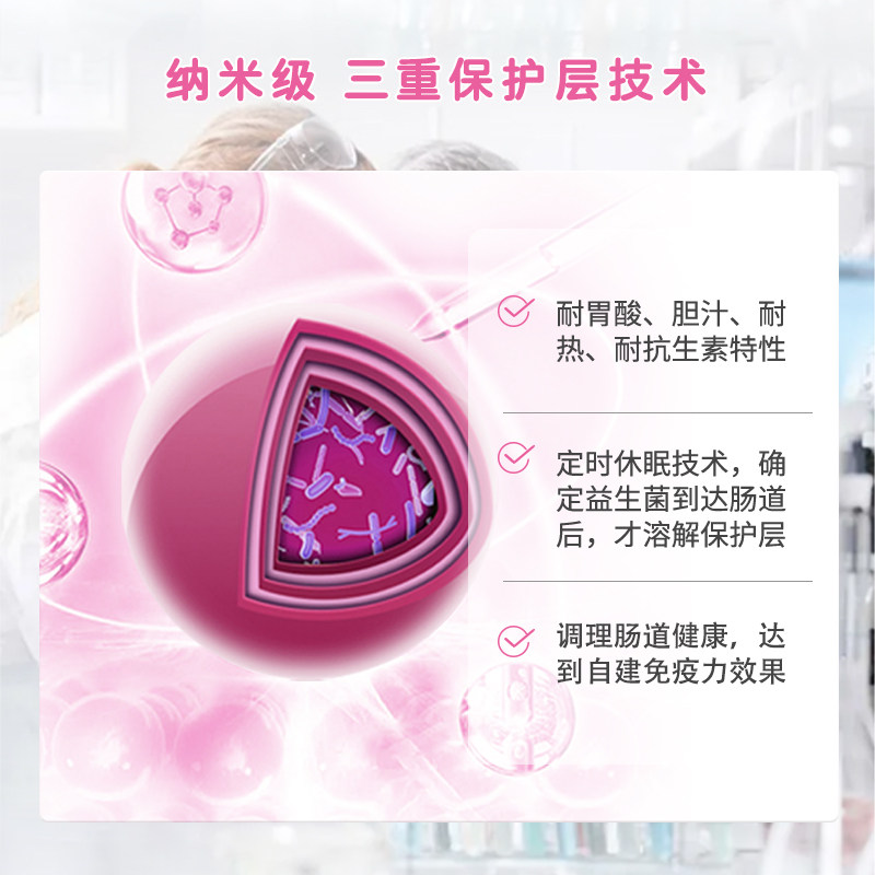 heaku熊健b3益生菌膳食蠕动益生元 熊健益生菌保健食品益生菌