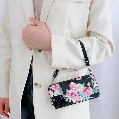 reno11pro新款零钱包斜挎手机壳适用oppo情9侣8女7卡6包5一4体3高2级1感0时s尚t小k香+风plus网ace红f超z薄g - 图2