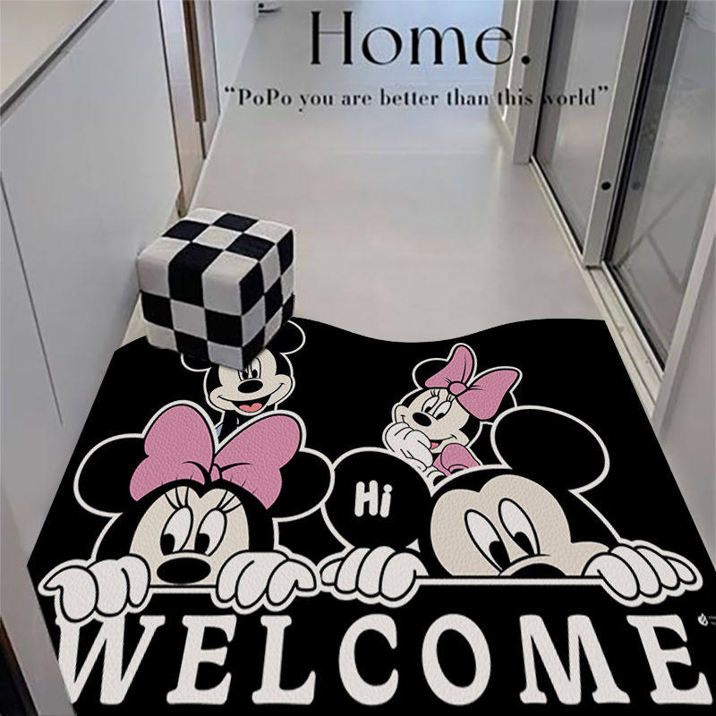 米奇入户门地垫家用进门门口脚垫玄关可裁剪耐脏耐磨防滑进门垫子,淘宝优惠券,粉丝福利购,淘宝优惠卷