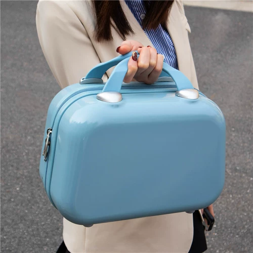 Вместительная и большая портативная косметичка, сумка через плечо, поясная сумка, зеркало для ухода за кожей, коробка, брендовый ящик для хранения, изысканный стиль