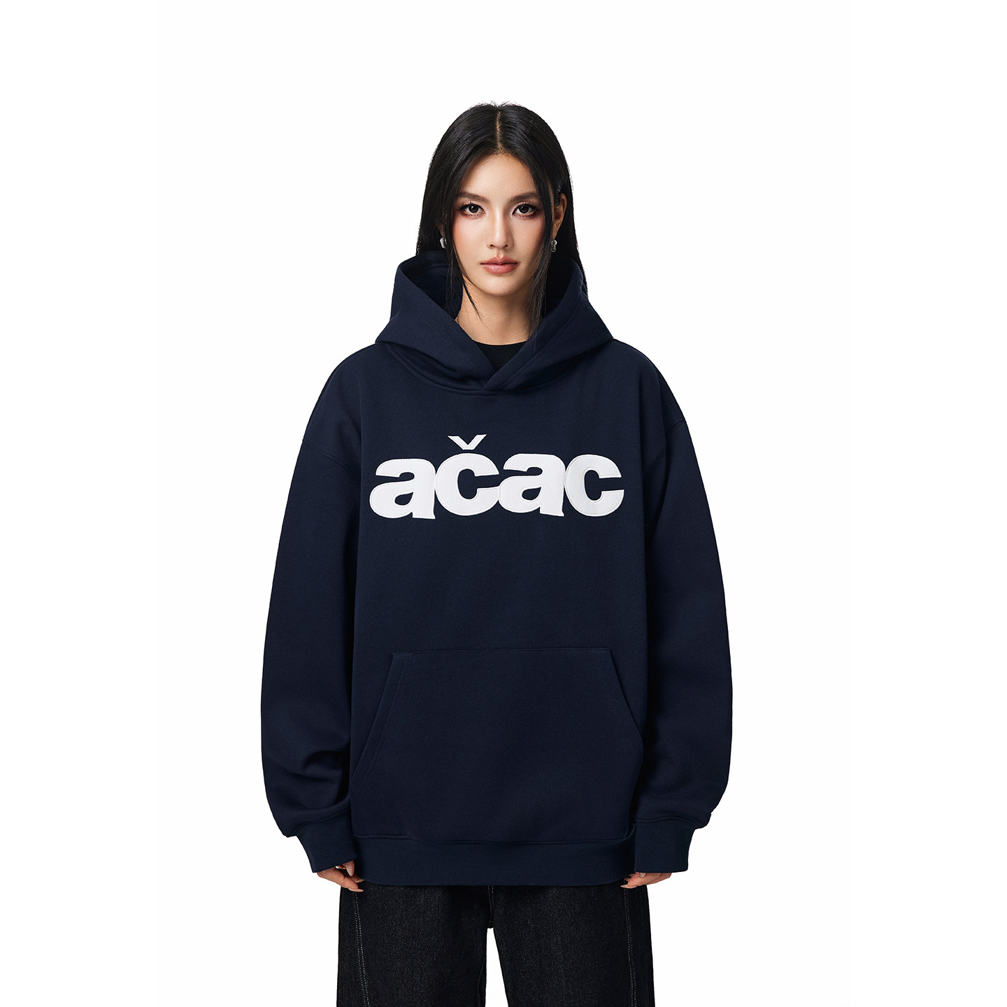 【Achock官方店】acac系列潮牌简约贴布刺绣连帽卫衣美式套头外套,淘宝优惠券,粉丝福利购,淘宝优惠卷