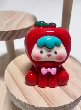 可爱多妹水果崽桌面车载树脂摆件diy手工饰品挂件玩具儿童礼物