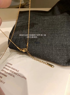 洗澡不用取!  “H项链” 精致小巧 小众轻奢感锁骨项链女