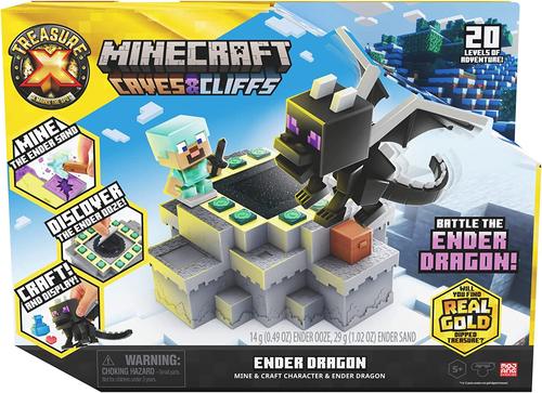 Treasure X Minecraft黄金宝藏MC我的世界末影龙人偶周边盲盒玩具 - 图0